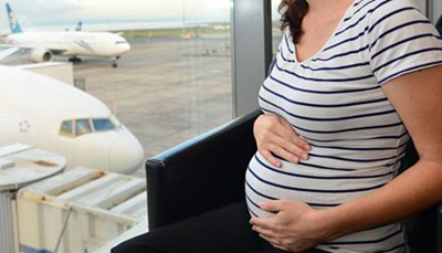 Viajar en avión estando embarazada